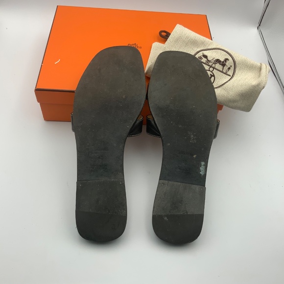 HERMES LEATHER SANDALS - Picture 5 of 6